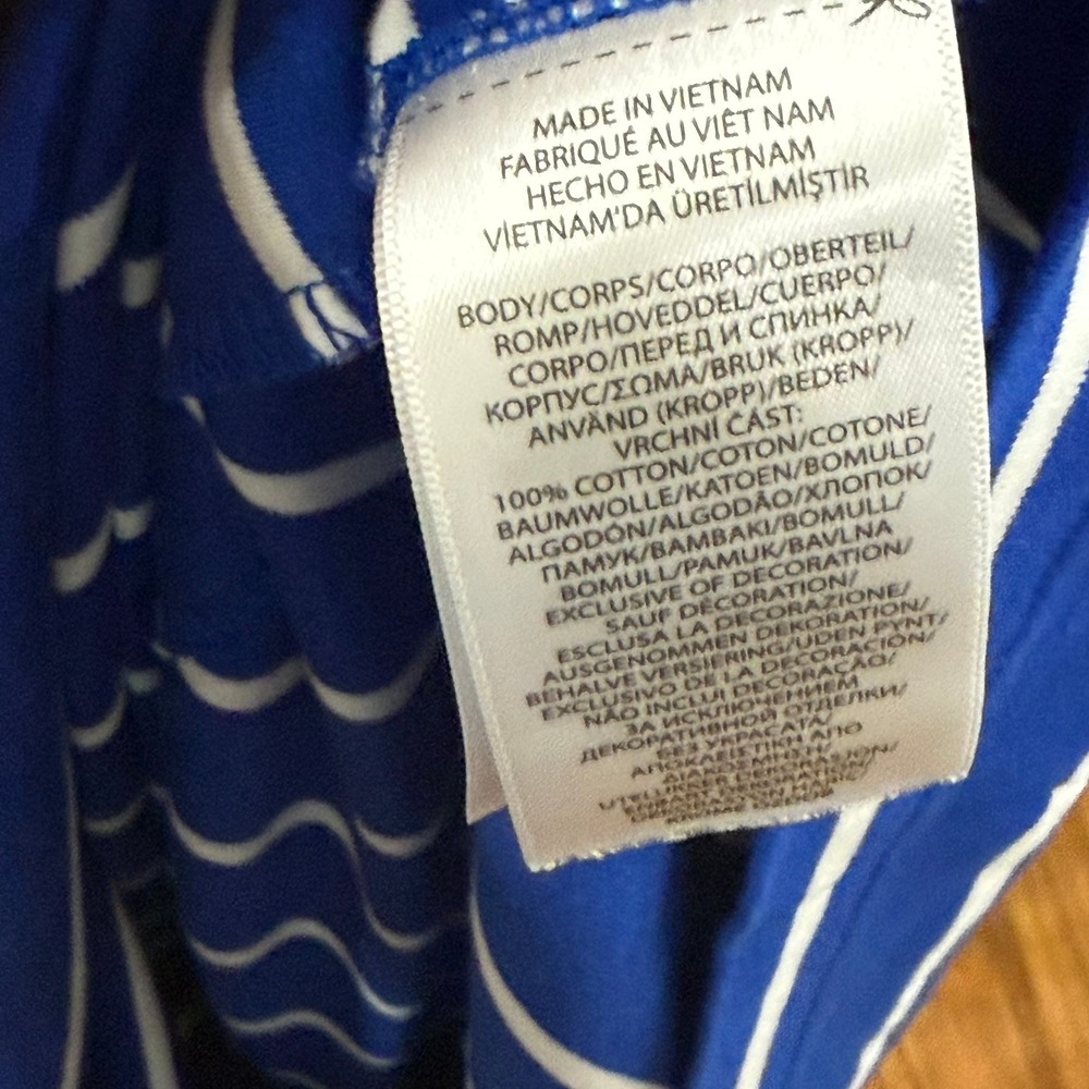 Polo Ralph Lauren Shirt Mens XL Blue White Striped Crew Neck Short Sleeve Tee - Picture 8 of 12